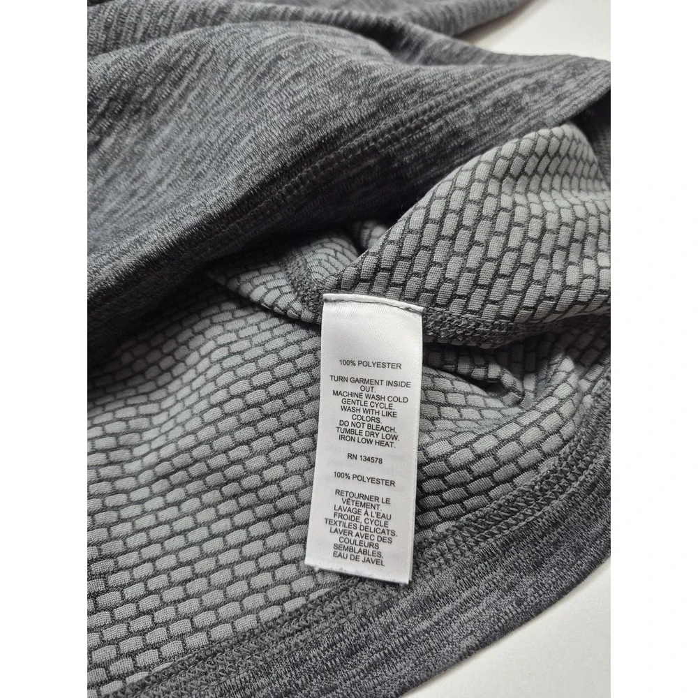 Vineyard Vines Performance Pullover Mens Large Gray 1/4 Zip Long Sleeve Athletic